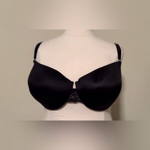 CACIQUE 44DDD Black w/lace & satin like details
